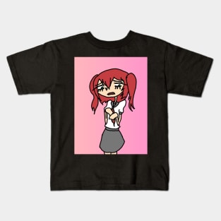 Ruby Kurosawa; Pink BG Kids T-Shirt